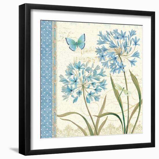 Blue Melody III-Daphne Brissonnet-Framed Art Print