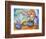 Blue Mermaid-sylvia pimental-Framed Premium Giclee Print