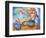 Blue Mermaid-sylvia pimental-Framed Premium Giclee Print