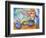 Blue Mermaid-sylvia pimental-Framed Premium Giclee Print