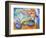 Blue Mermaid-sylvia pimental-Framed Premium Giclee Print