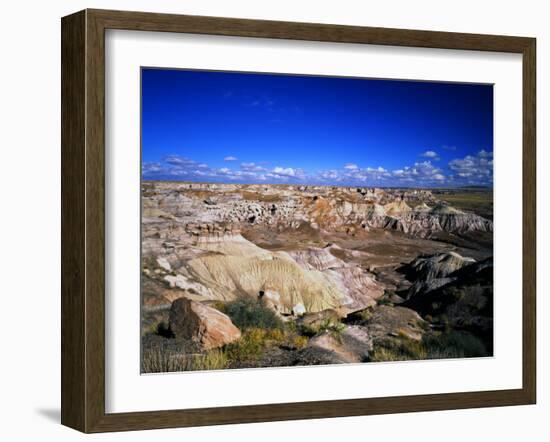 Blue Mesa Overlook, Petrified Forest National Park, Arizona, USA-Bernard Friel-Framed Photographic Print