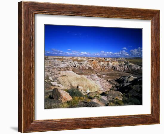 Blue Mesa Overlook, Petrified Forest National Park, Arizona, USA-Bernard Friel-Framed Photographic Print