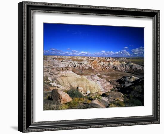 Blue Mesa Overlook, Petrified Forest National Park, Arizona, USA-Bernard Friel-Framed Photographic Print