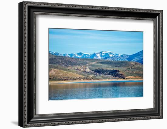 Blue Mesa Reservoir in Gunnison National Forest Colorado-digidreamgrafix-Framed Photographic Print