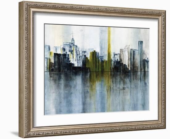 Blue Metropolis-Jodi Maas-Framed Giclee Print