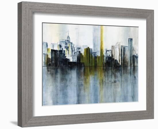 Blue Metropolis-Jodi Maas-Framed Giclee Print