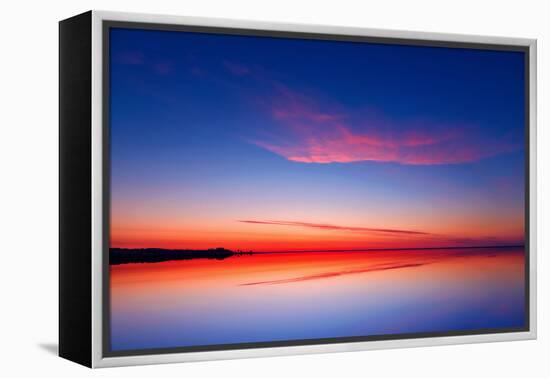 Blue Mirror-Philippe Sainte-Laudy-Framed Premier Image Canvas