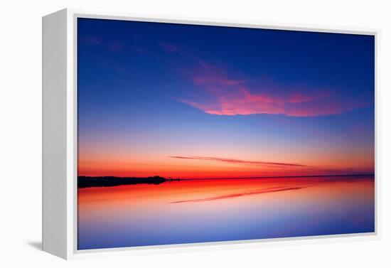 Blue Mirror-Philippe Sainte-Laudy-Framed Premier Image Canvas