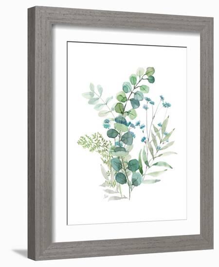 Blue Mist Eucalyptus I-null-Framed Art Print