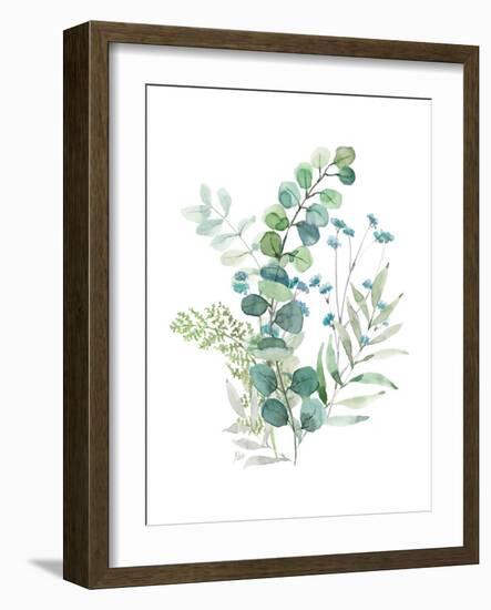 Blue Mist Eucalyptus I-null-Framed Art Print