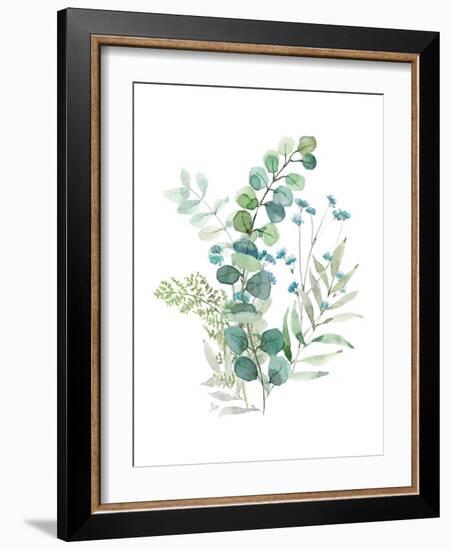 Blue Mist Eucalyptus I-null-Framed Art Print