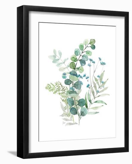 Blue Mist Eucalyptus I-null-Framed Art Print