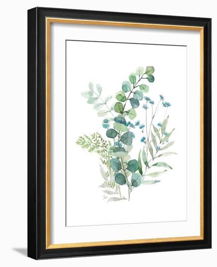 Blue Mist Eucalyptus I-null-Framed Art Print