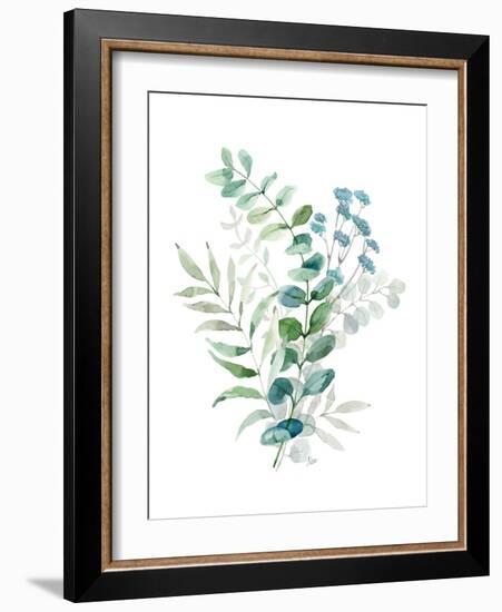 Blue Mist Eucalyptus II-null-Framed Art Print