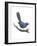 Blue Mockingbird (Melanotis Caerulescens), Birds-Encyclopaedia Britannica-Framed Art Print