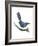 Blue Mockingbird (Melanotis Caerulescens), Birds-Encyclopaedia Britannica-Framed Art Print