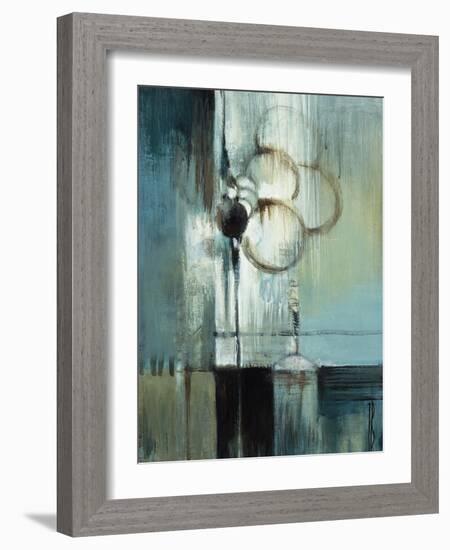 Blue Modern I-Terri Burris-Framed Art Print