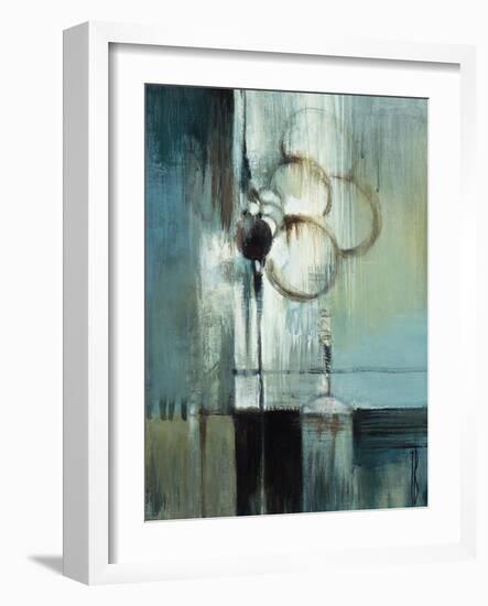 Blue Modern I-Terri Burris-Framed Art Print