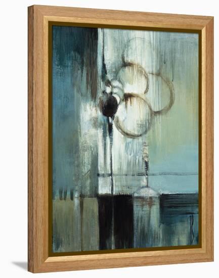 Blue Modern I-Terri Burris-Framed Stretched Canvas