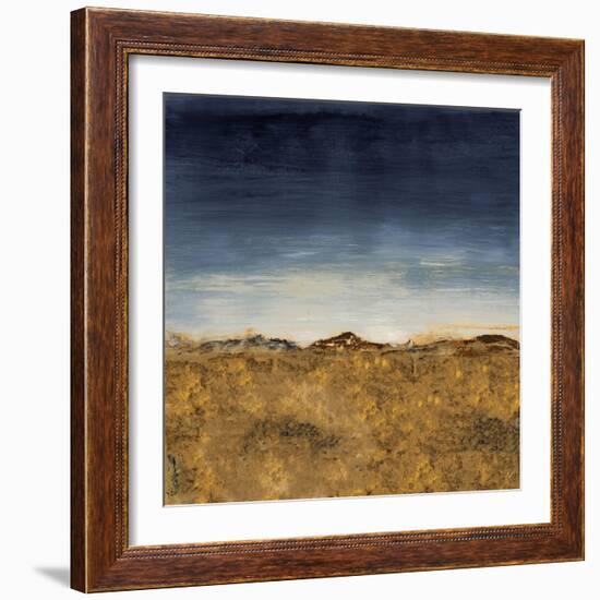 Blue Modern Landscape II-Lanie Loreth-Framed Art Print