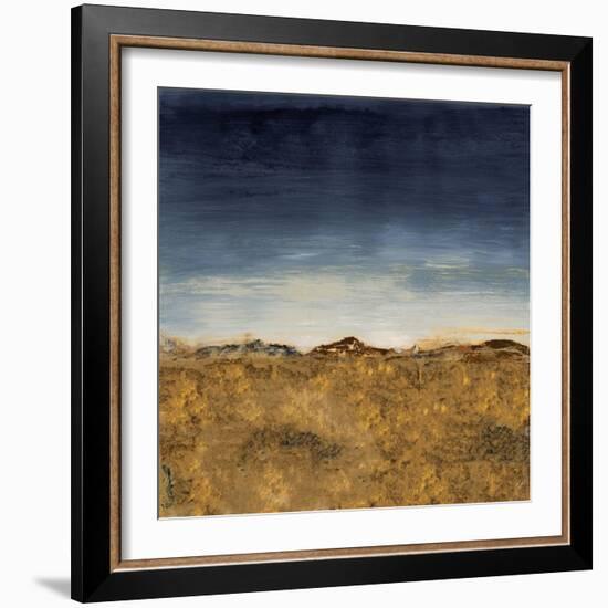 Blue Modern Landscape II-Lanie Loreth-Framed Art Print