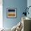 Blue Modern Landscape II-Lanie Loreth-Framed Art Print displayed on a wall