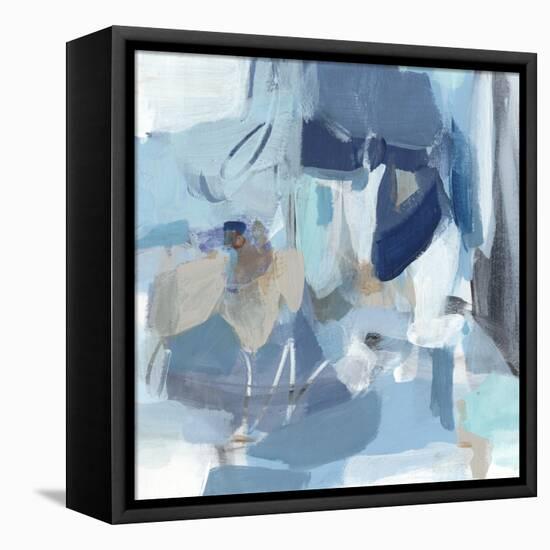 Blue Monday-Christina Long-Framed Stretched Canvas