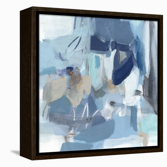 Blue Monday-Christina Long-Framed Stretched Canvas