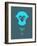 Blue Monkey Multilingual Poster-NaxArt-Framed Art Print