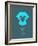 Blue Monkey Multilingual Poster-NaxArt-Framed Art Print