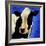 Blue Moo Moo-Will Bullas-Framed Giclee Print