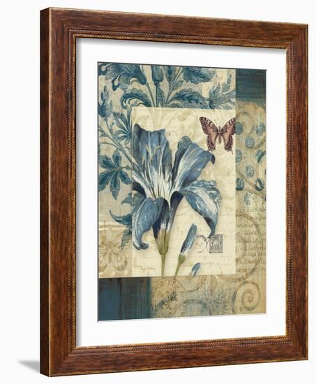 Blue Moods Lily-Pamela Gladding-Framed Art Print
