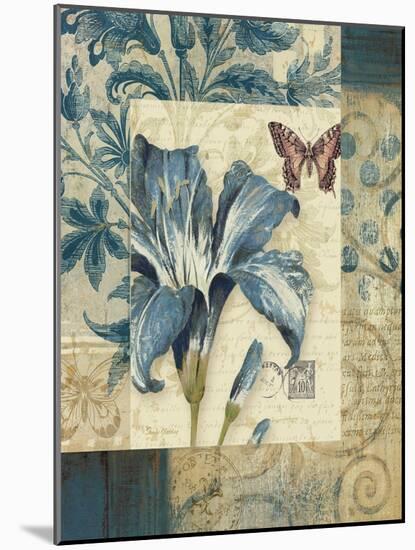 Blue Moods Lily-Pamela Gladding-Mounted Art Print