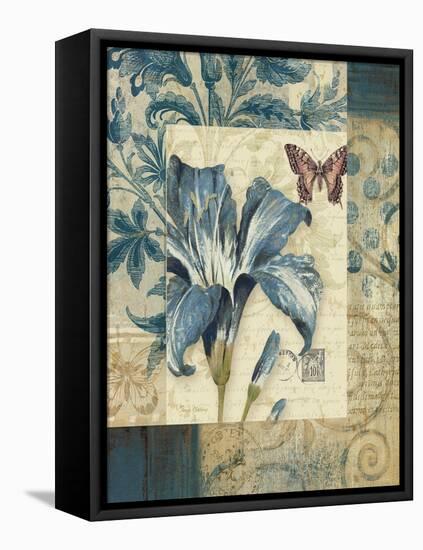 Blue Moods Lily-Pamela Gladding-Framed Stretched Canvas