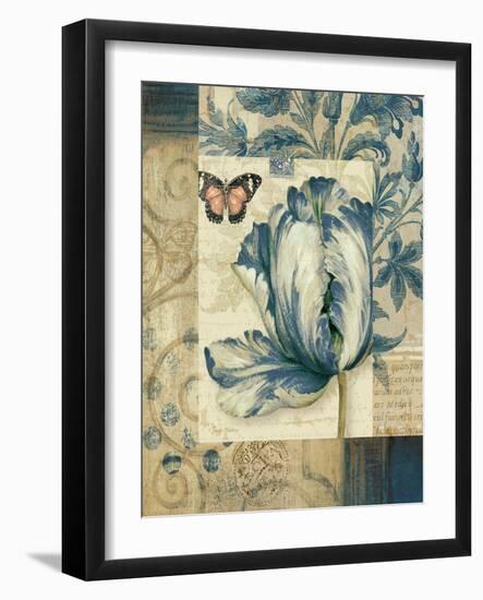 Blue Moods Tulip-Pamela Gladding-Framed Art Print