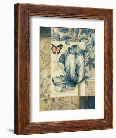 Blue Moods Tulip-Pamela Gladding-Framed Art Print