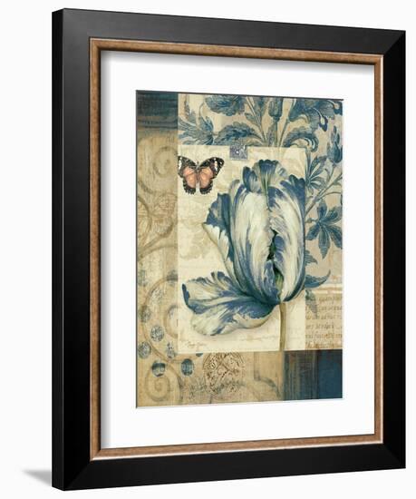 Blue Moods Tulip-Pamela Gladding-Framed Art Print