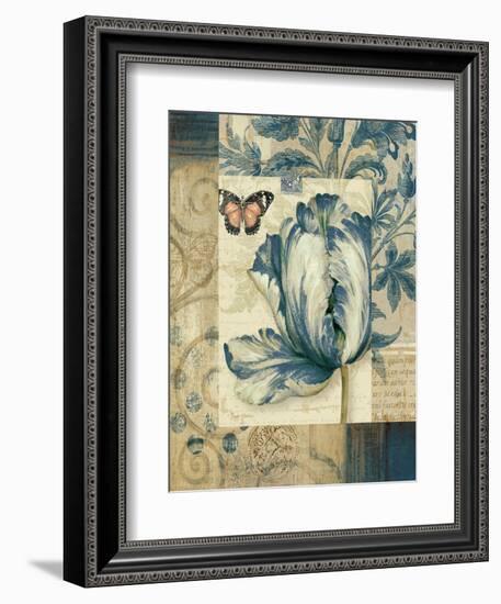 Blue Moods Tulip-Pamela Gladding-Framed Art Print