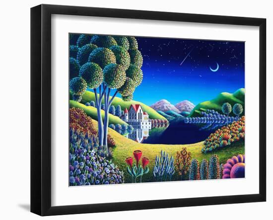 Blue Moon 6-Andy Russell-Framed Art Print