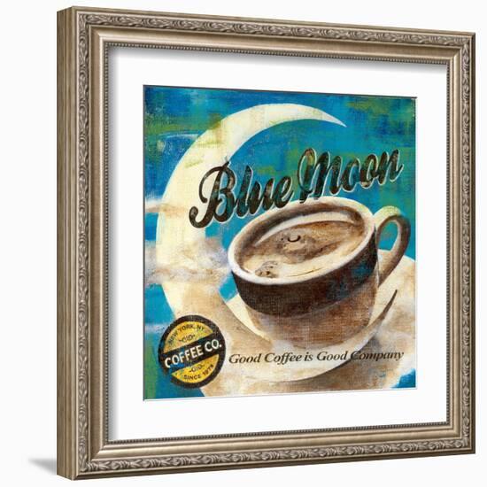 Blue Moon Coffee-Maria Donovan-Framed Art Print