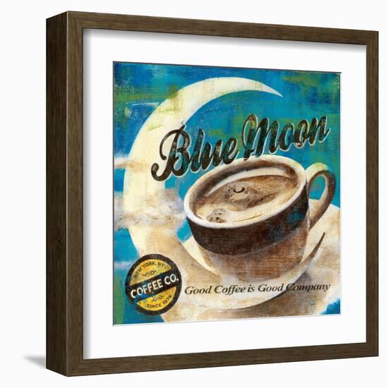 Blue Moon Coffee-Maria Donovan-Framed Art Print