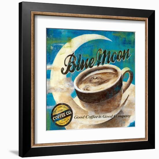 Blue Moon Coffee-Maria Donovan-Framed Art Print