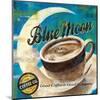 Blue Moon Coffee-Maria Donovan-Mounted Art Print