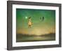 Blue Moon Expedition-Duy Huynh-Framed Art Print