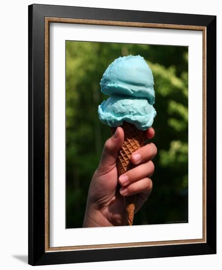 Blue Moon Ice Cream, Concord, New Hampshire-Larry Crowe-Framed Photographic Print