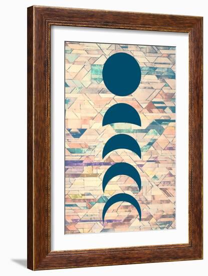 Blue Moon Phases-null-Framed Premium Giclee Print