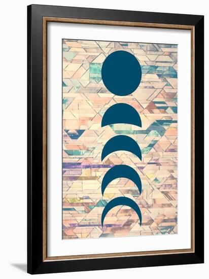 Blue Moon Phases-null-Framed Premium Giclee Print