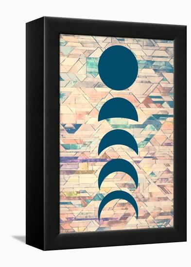 Blue Moon Phases-null-Framed Stretched Canvas