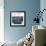 Blue Moon Whale-Wyanne-Framed Giclee Print displayed on a wall